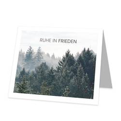 Karte Ruhe In Friede 9x8cm 12st