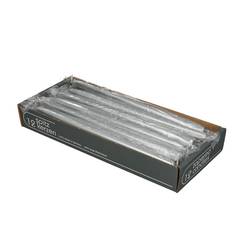 Tischkerze silber D2.3x25cm