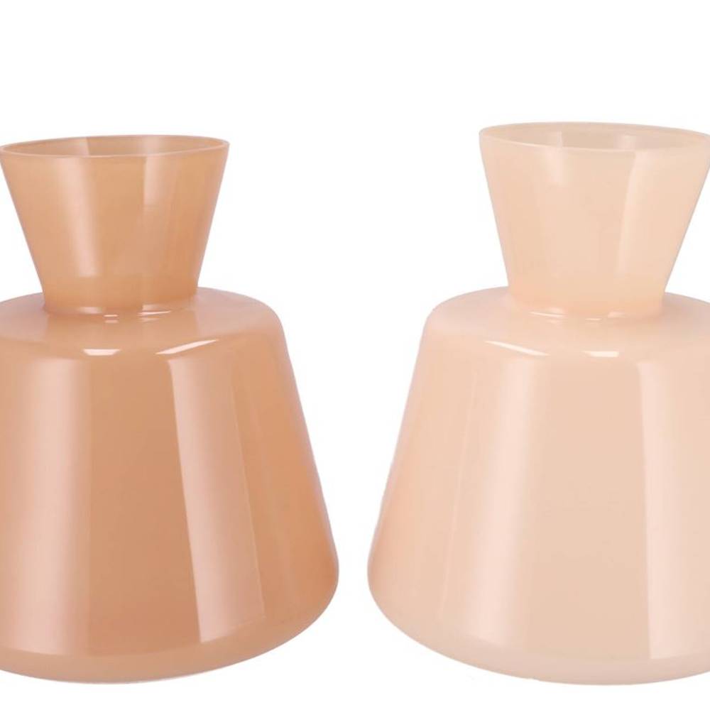 Glas Vase Beau braun mix 30x30x32cm