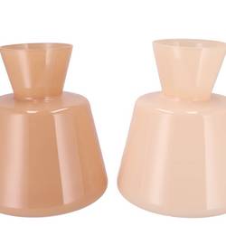Glas Vase Beau braun mix 30x30x32cm