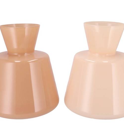 Glas Vase Beau braun mix 30x30x32cm