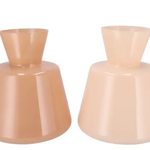 Glas Vase Beau braun mix 30x30x32cm