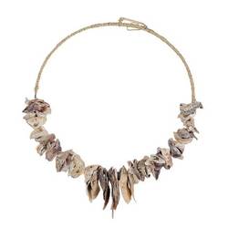 Hänger Ring Muschel natur D34cm