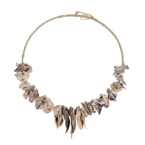 Hänger Ring Muschel natur D34cm