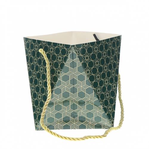 Tasche Lumis grün 12x12x14cm  