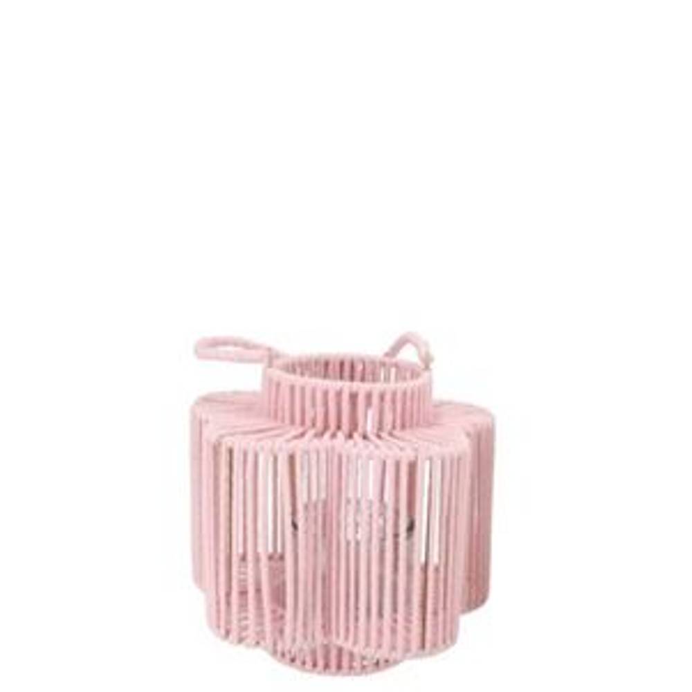 Laterne Cruz Blume rosa 10x18x20cm