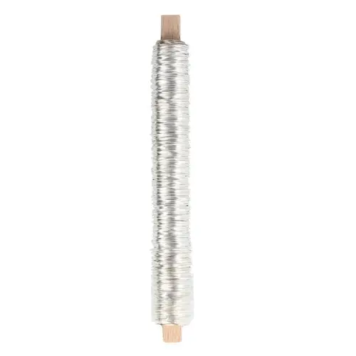 Metalldraht silber 0.5mm 100gr 