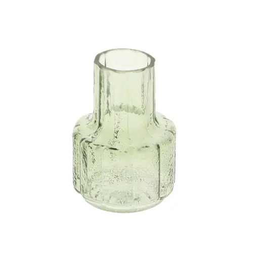 Glas Vase Striella grün D08cm H11cm