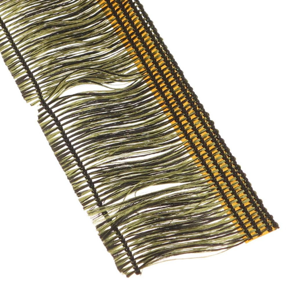 fadenfransen grün/schwarz selbstklebend 25m