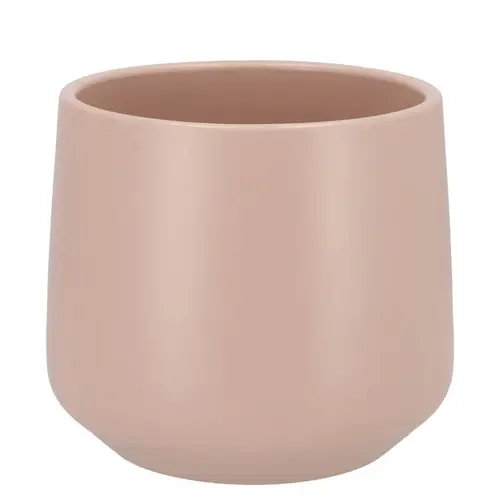 Keramik Übertopf Berlin hell rosa D18cm H18cm