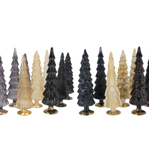 Deko Baum Glas mix grau 9x25cm
