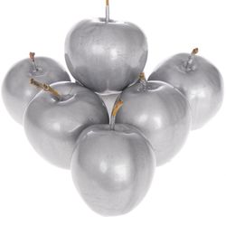 Apfel silber Wachs D5cm
