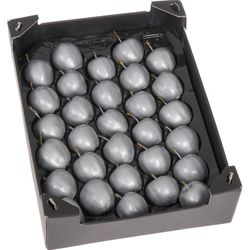 Apfel silber Wachs D5cm