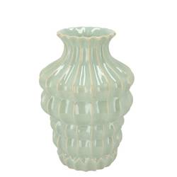 Keramik Vase Dunja grün 16x16x20cm