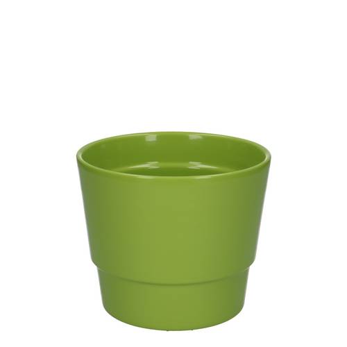 Keramik Übertopf Basic grün D14.5cm H12cm