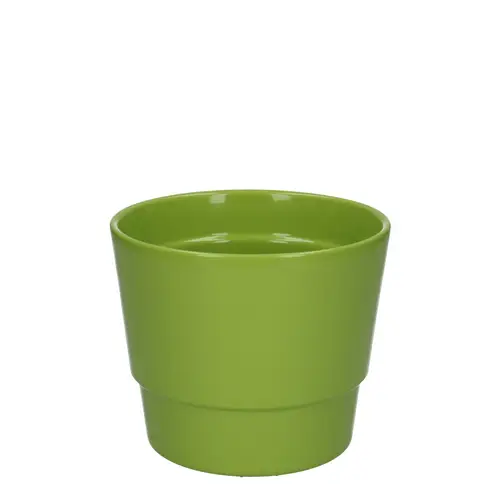 Keramik Übertopf Basic grün D14.5cm H12cm