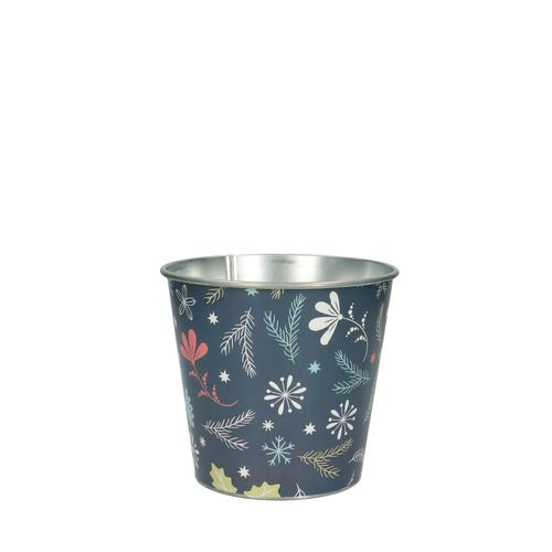 Zink Jay blau D13cm H12cm