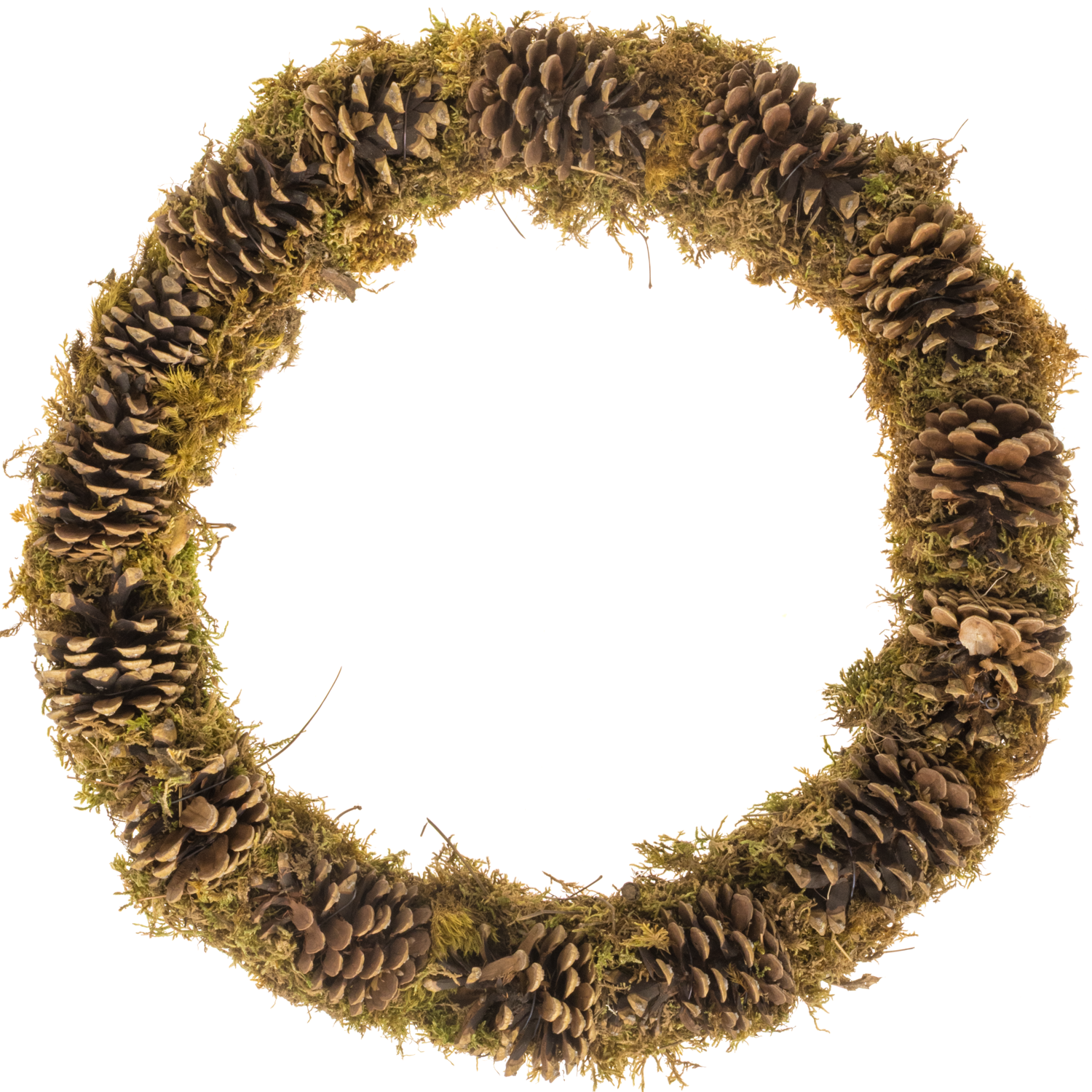 Kranz braun Pine Sporemoss D40cm