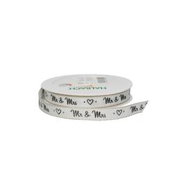 Band Mr & Mrs weiss 15mm 20m