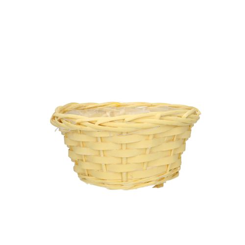 Korb rund gelb D20cm H10cm