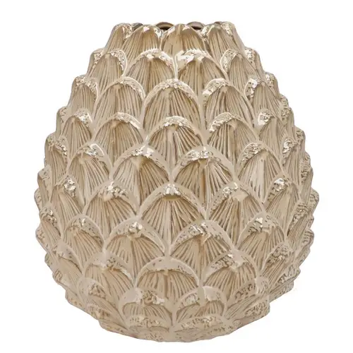 Keramik Vase Mika Pinecone sand D34cm H37cm