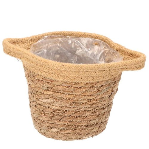 Korb Henkel Tripoli natur D15cm H14cm