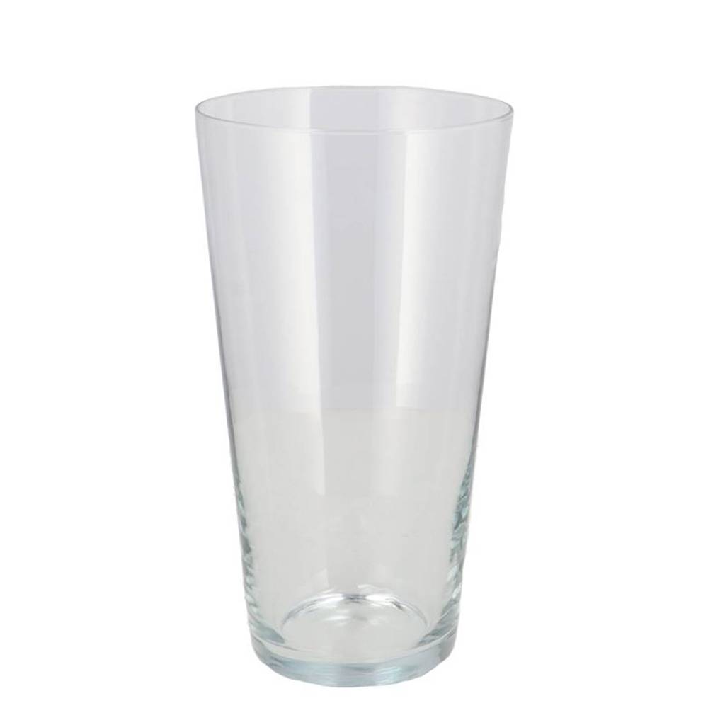Glas Vase Konisch D16cm H29.5cm