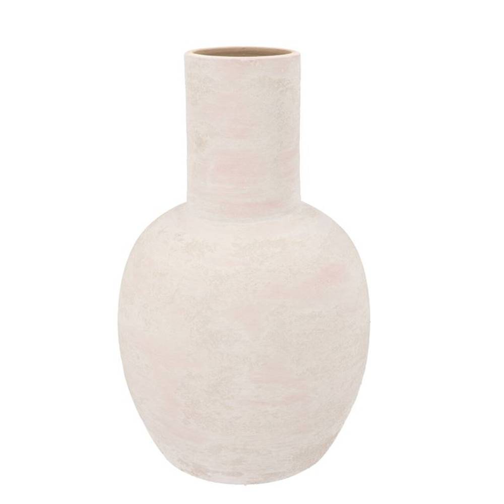 Keramik Vase Romy Ecru creme D26cm H40cm
