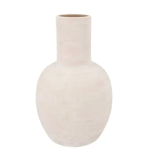 Keramik Vase Romy Ecru creme D26cm H40cm