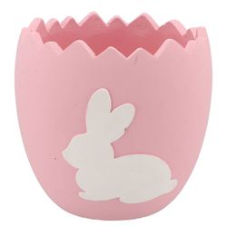 Kaninchen Übertopf rosa 17,5x17,5x17cm