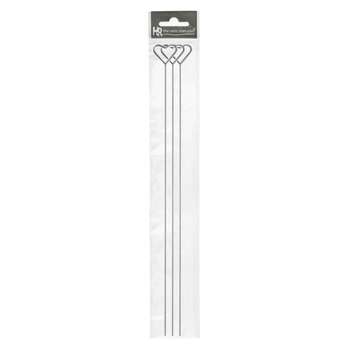 Kartenhalter Herz silber 40cm x3