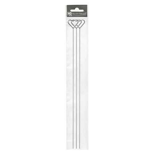 Kartenhalter Herz silber 40cm x3