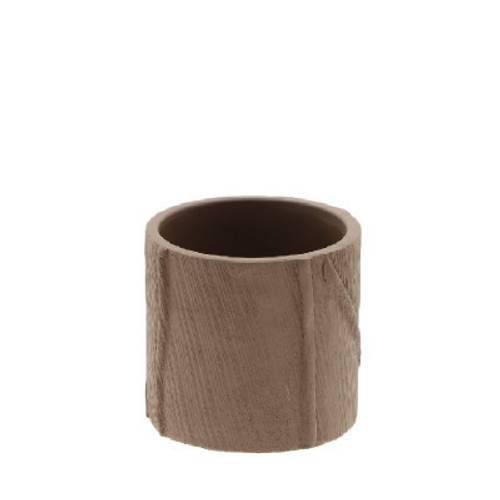Keramik Übertopf Levi braun D10cm H09cm