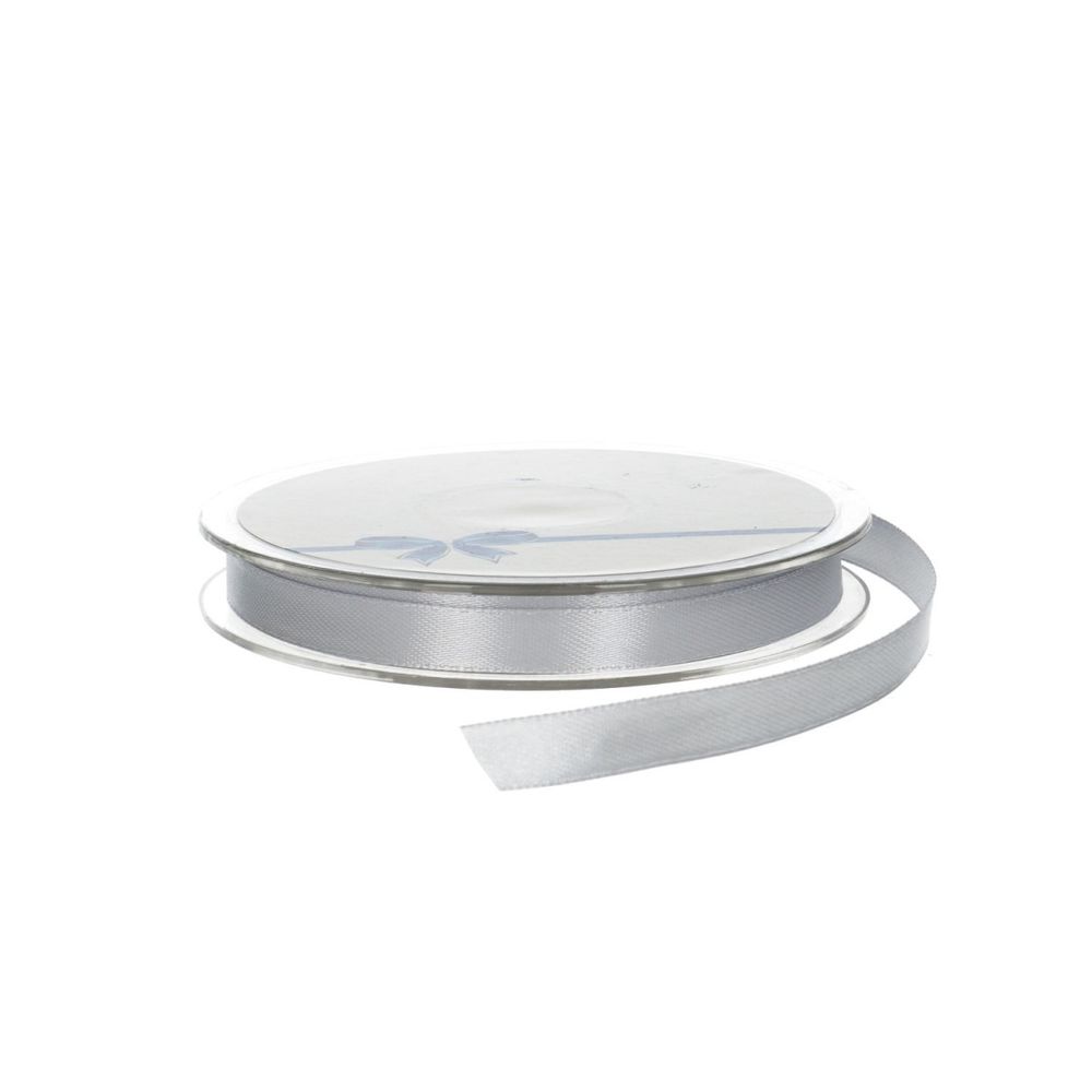Band Satin silber 10mm 25m