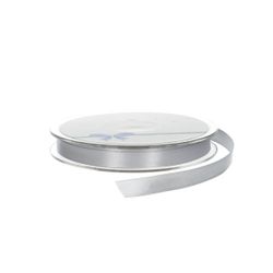 Band Satin silber 10mm 25m