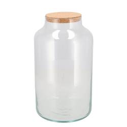 Glas Terrarium mit Kork 18x18x30cm