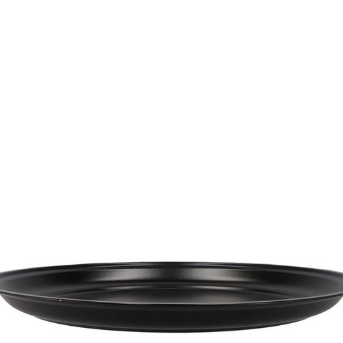 Zink Schale schwarz D38cm