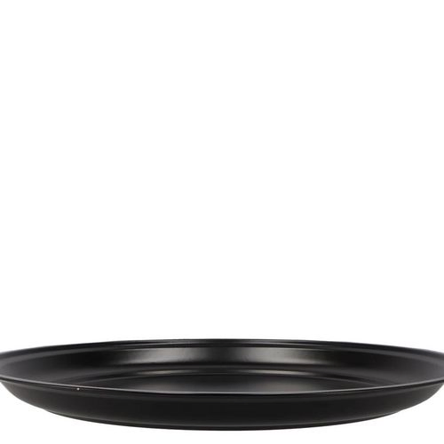 Zink Schale schwarz D38cm