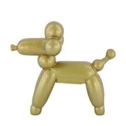 Deko Hund gold 17*7*15cm