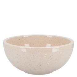 Keramik Schale Stone creme D18cm H09cm