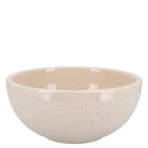Keramik Schale Stone creme D18cm H09cm