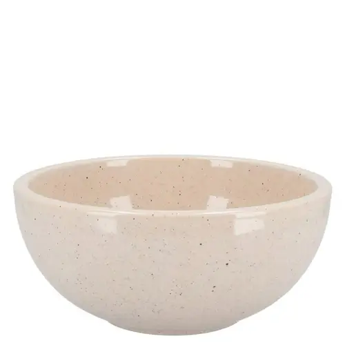 Keramik Schale Stone creme D18cm H09cm