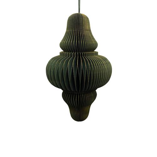 Faltbarer Hänger dunkel grün H33cm D20cm