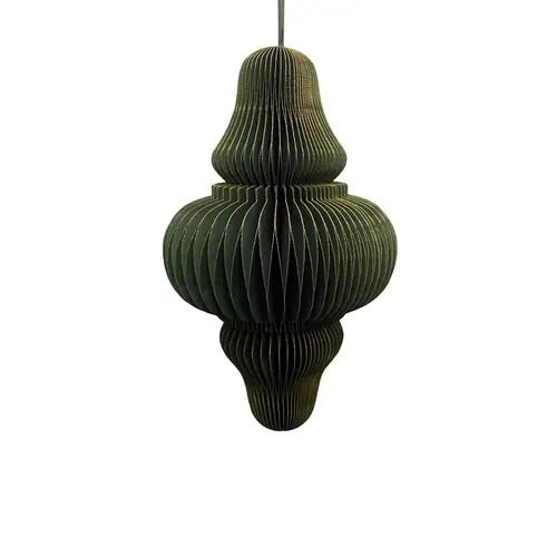 Faltbarer Hänger dunkel grün H33cm D20cm