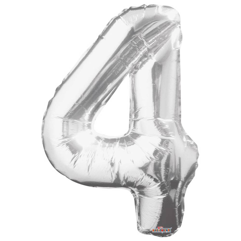Ballon 4 silber 85cm