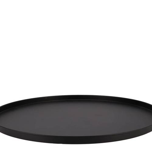 Metall Teller schwarz Wild 46x02cm