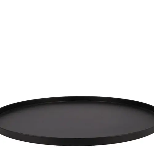 Metall Teller schwarz Wild 46x02cm