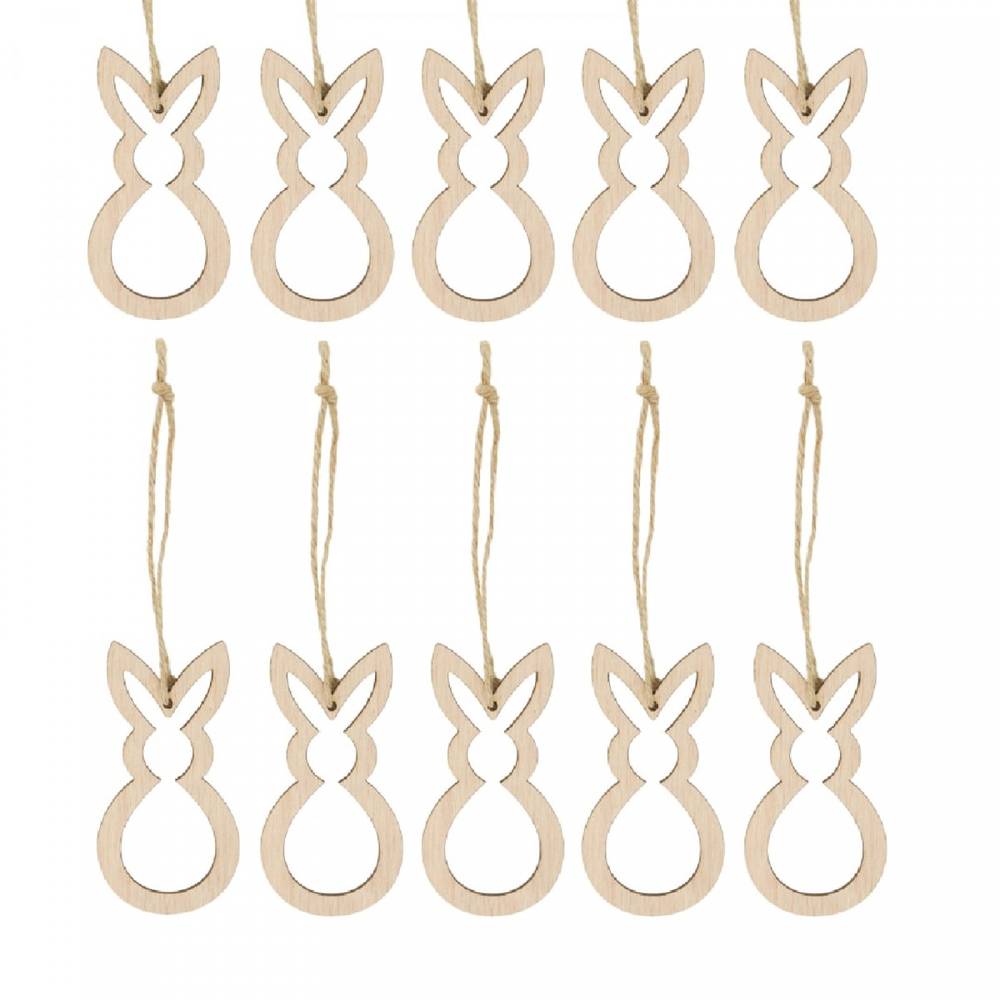 Hänger Hase Holz 05x10cm