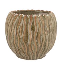 Keramik Topf Finn grün 19x19x16cm