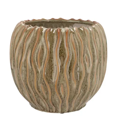 Keramik Topf Finn grün 19x19x16cm